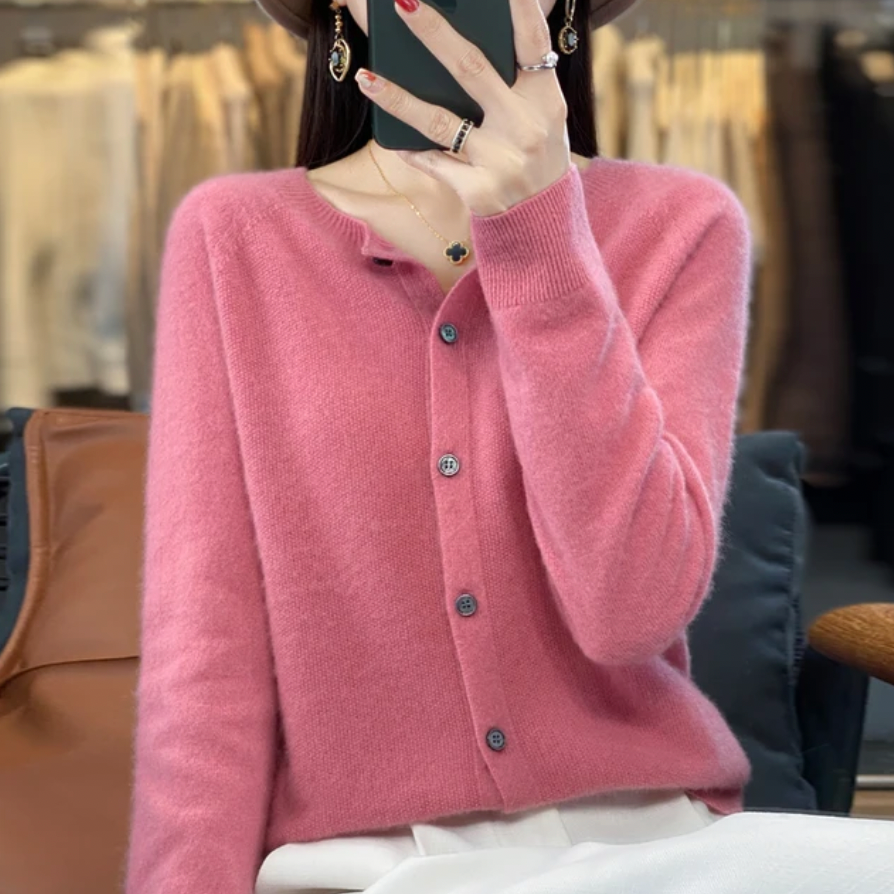 Van Beeck Amsterdam® | Elegante Knoopjes Cardigan