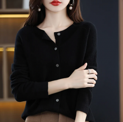Van Beeck Amsterdam® | Elegante Knoopjes Cardigan