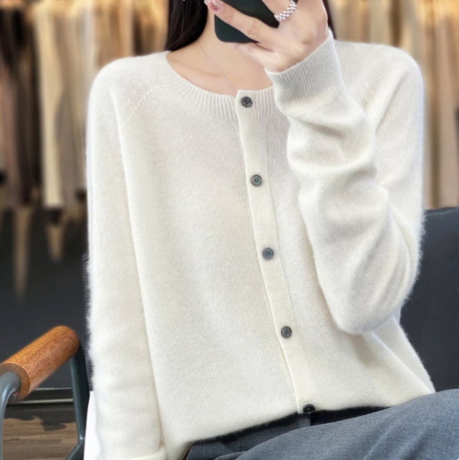 Van Beeck Amsterdam® | Elegante Knoopjes Cardigan