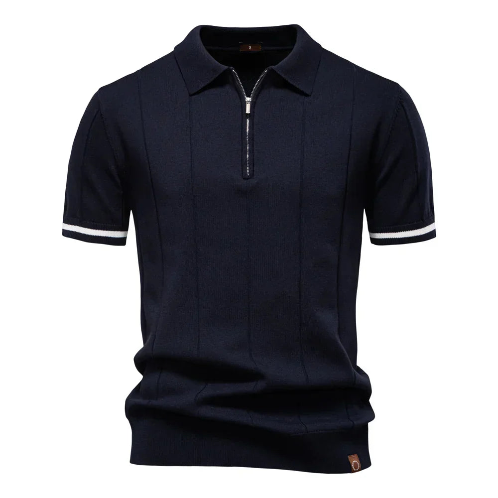 Van Elst Mode® | Zomerse Polo met Rits