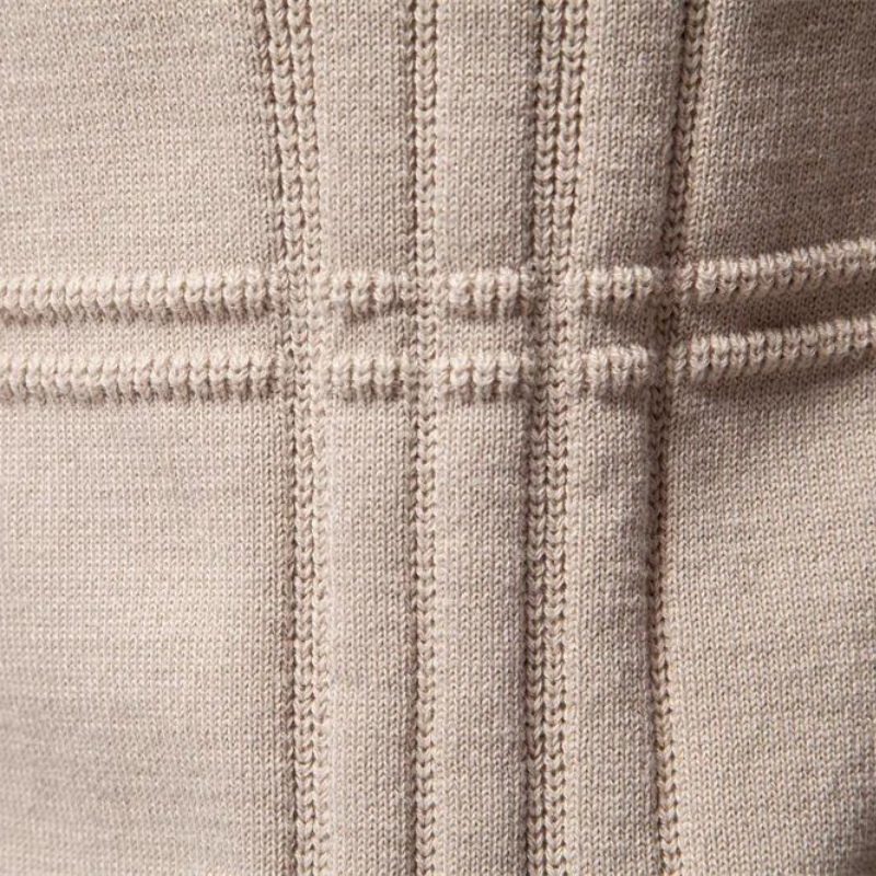 Van Elst Mode® | Katoenen Herentrui Met Streepdesign