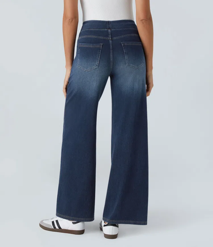 Van Beeck Amsterdam® | Comfortabele jeans met hoge taille
