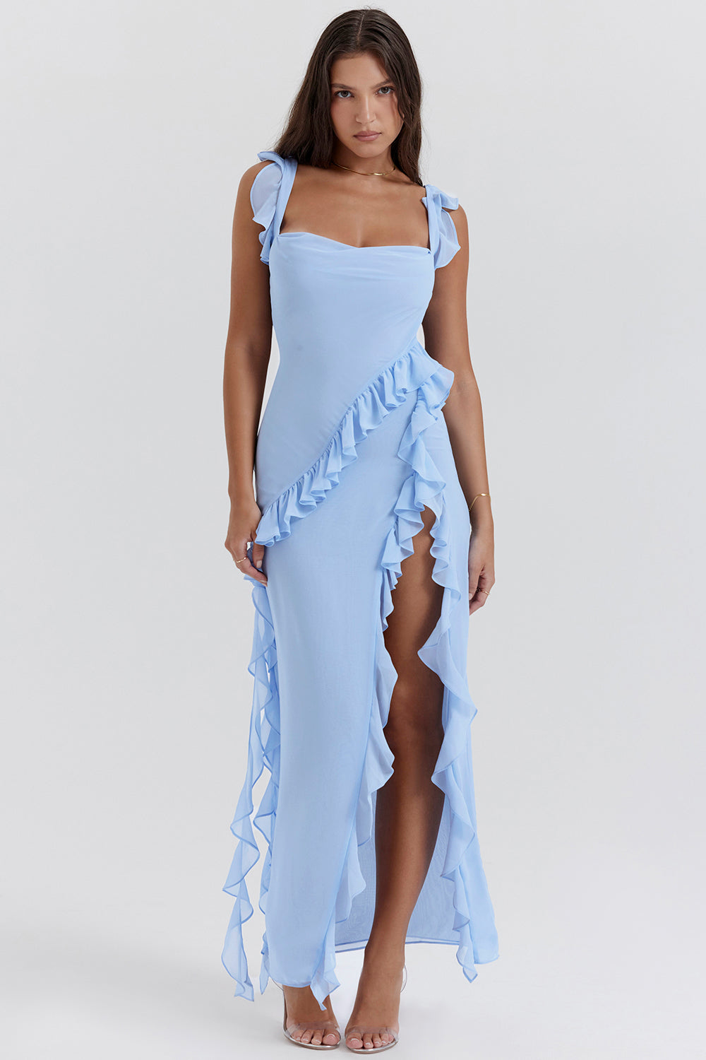 Van Beeck Amsterdam® | Stralende Jurk met Ruffles