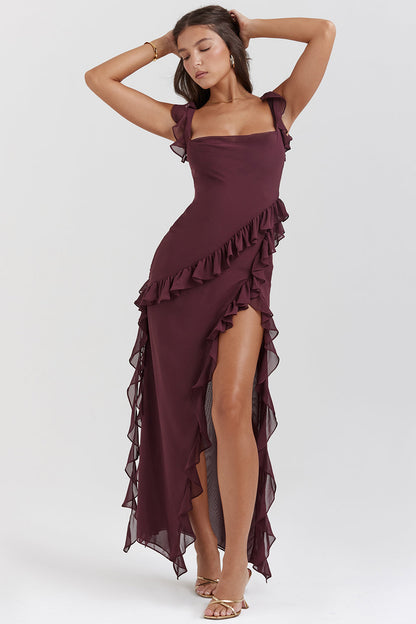 Van Beeck Amsterdam® | Stralende Jurk met Ruffles