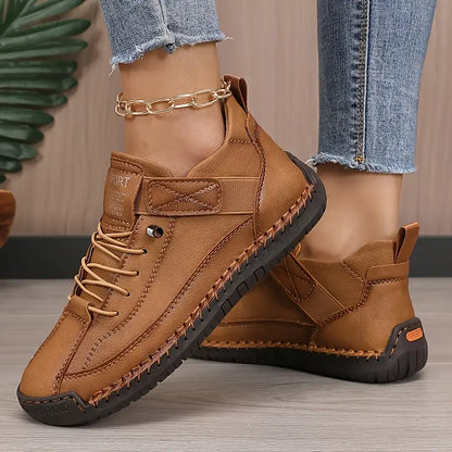 Van Elst Mode® | Comfortabele Sneakers met Brede Neus | Licht & Comfortabel