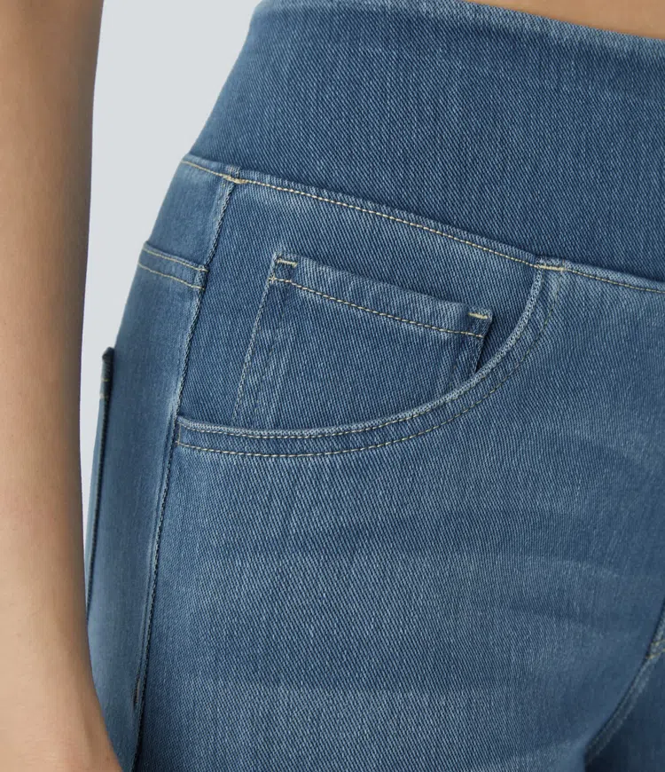 Van Beeck Amsterdam® | Comfortabele jeans met hoge taille