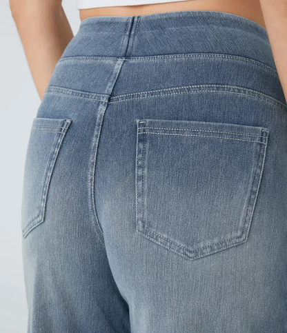 Van Beeck Amsterdam® | Comfortabele jeans met hoge taille