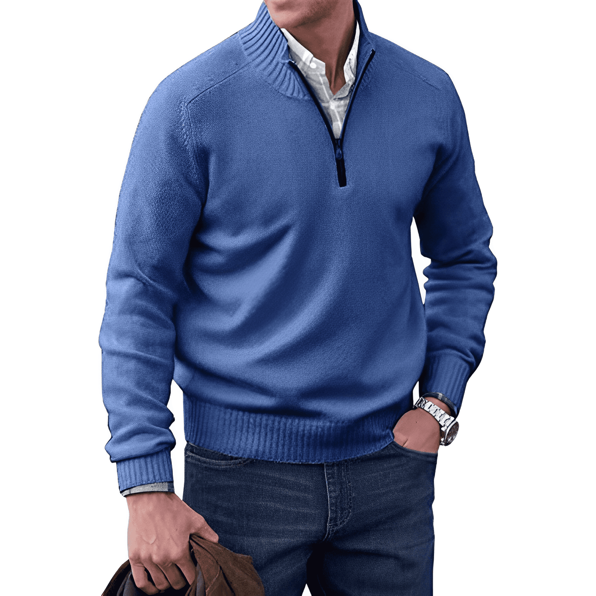 Van Elst Mode® | Moderne Zip Trui