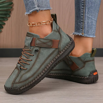 Van Elst Mode® | Comfortabele Sneakers met Brede Neus | Licht & Comfortabel