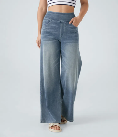 Van Beeck Amsterdam® | Comfortabele jeans met hoge taille