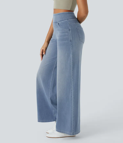 Van Beeck Amsterdam® | Comfortabele jeans met hoge taille
