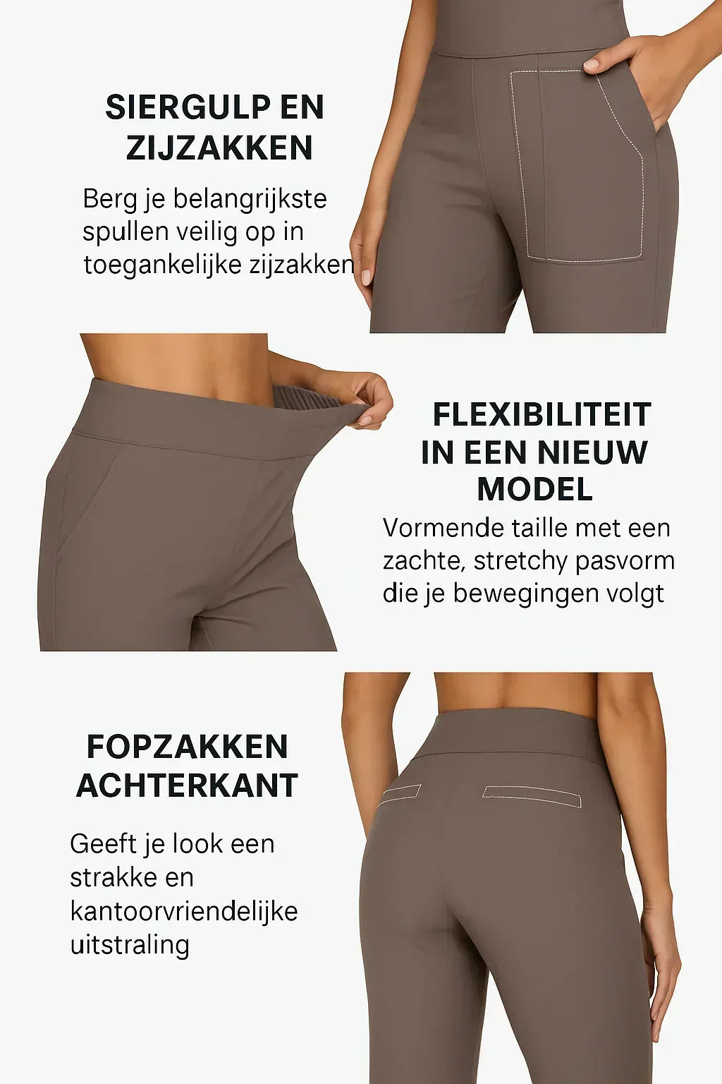 Van Beeck Amsterdam® | Comfortabele dames stretch broek (TIJDELIJK 1+1 GRATIS!)