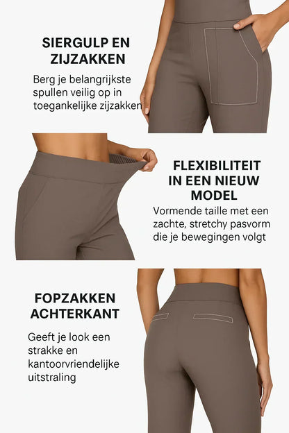 Van Beeck Amsterdam® | Comfortabele dames stretch broek (TIJDELIJK 1+1 GRATIS!)
