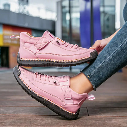 Van Elst Mode® | Comfortabele Sneakers met Brede Neus | Licht & Comfortabel