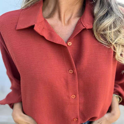 Van Beeck Amsterdam® | KLASSIEKE LANGERMIGE BLOUSE