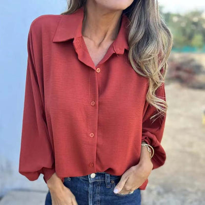 Van Beeck Amsterdam® | KLASSIEKE LANGERMIGE BLOUSE