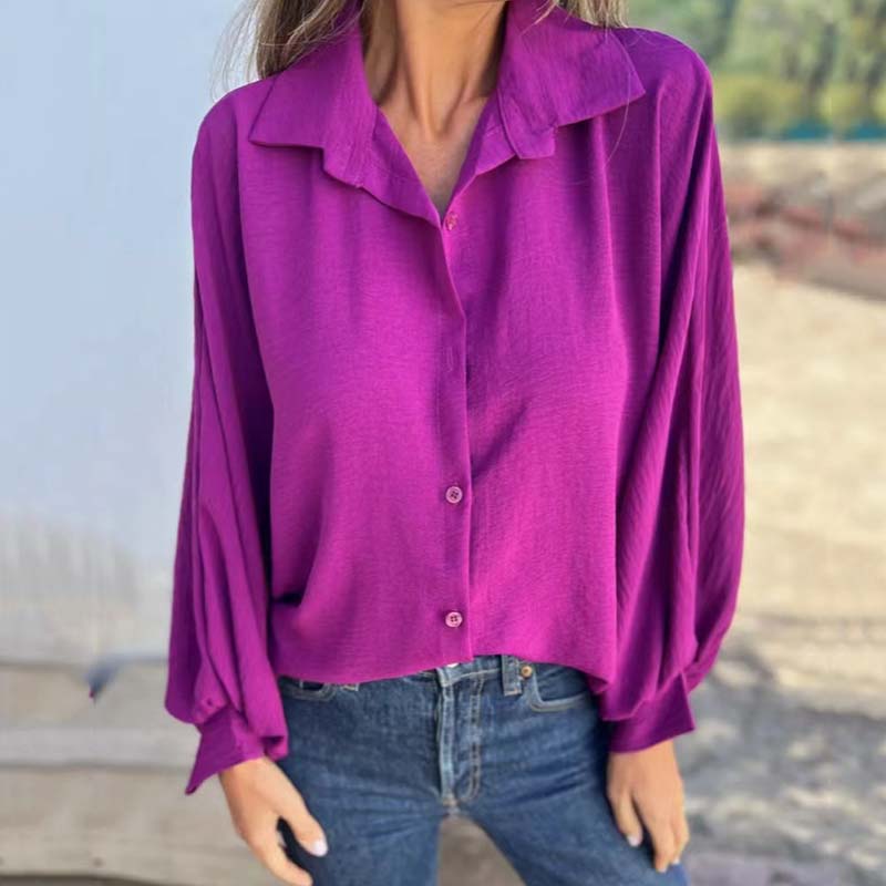 Van Beeck Amsterdam® | KLASSIEKE LANGERMIGE BLOUSE