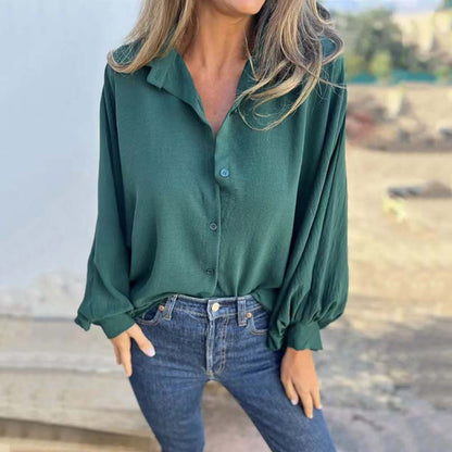Van Beeck Amsterdam® | KLASSIEKE LANGERMIGE BLOUSE