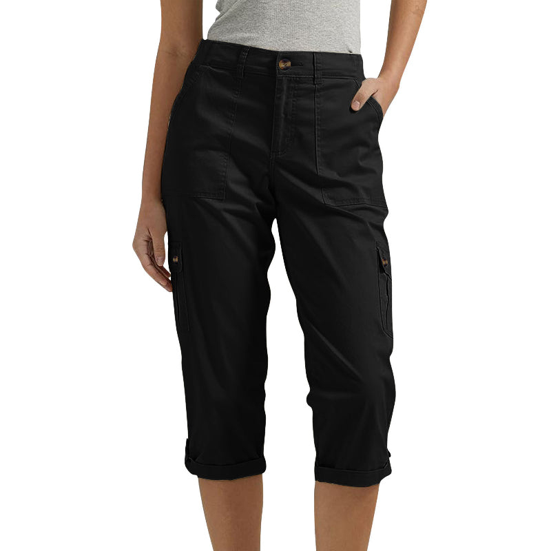 Van Beeck Amsterdam® | Capri Broek met Meerdere Zakken