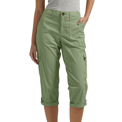 Van Beeck Amsterdam® | Capri Broek met Meerdere Zakken