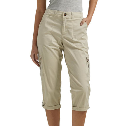 Van Beeck Amsterdam® | Capri Broek met Meerdere Zakken