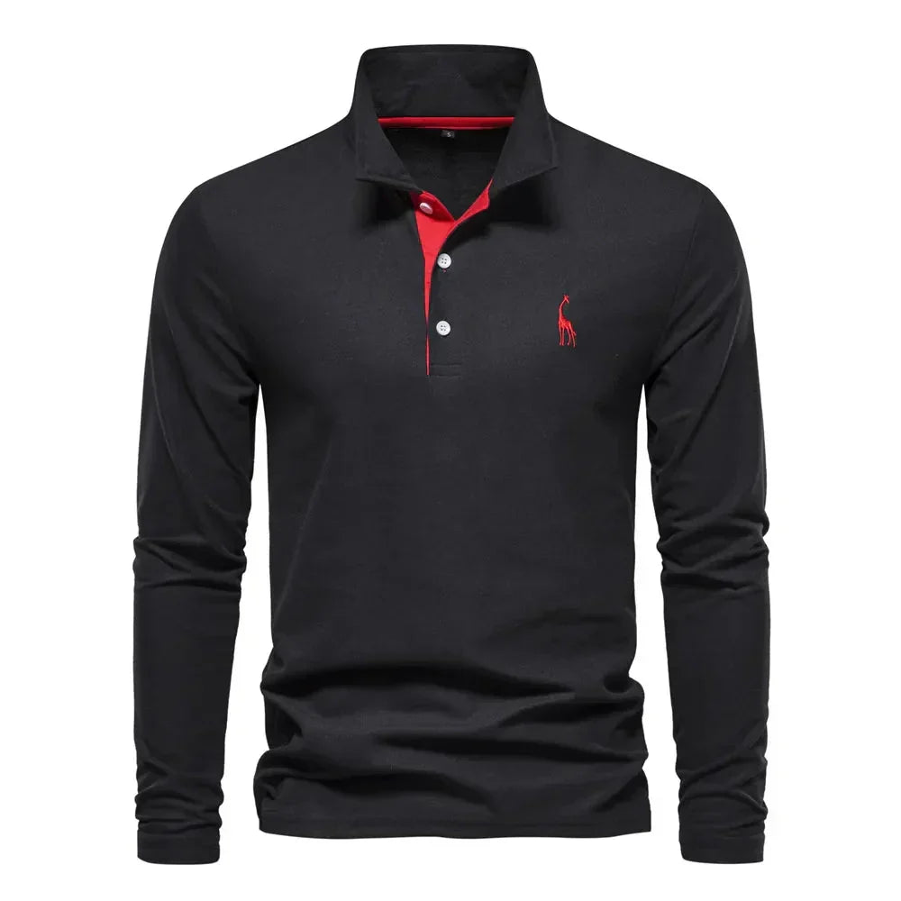 Van Elst Mode® | Polo met Lange Mouwen