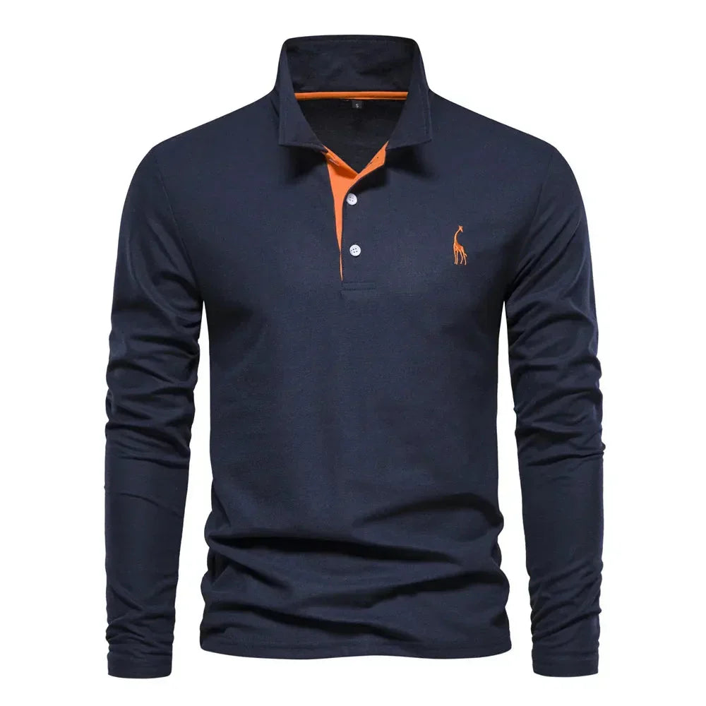 Van Elst Mode® | Polo met Lange Mouwen